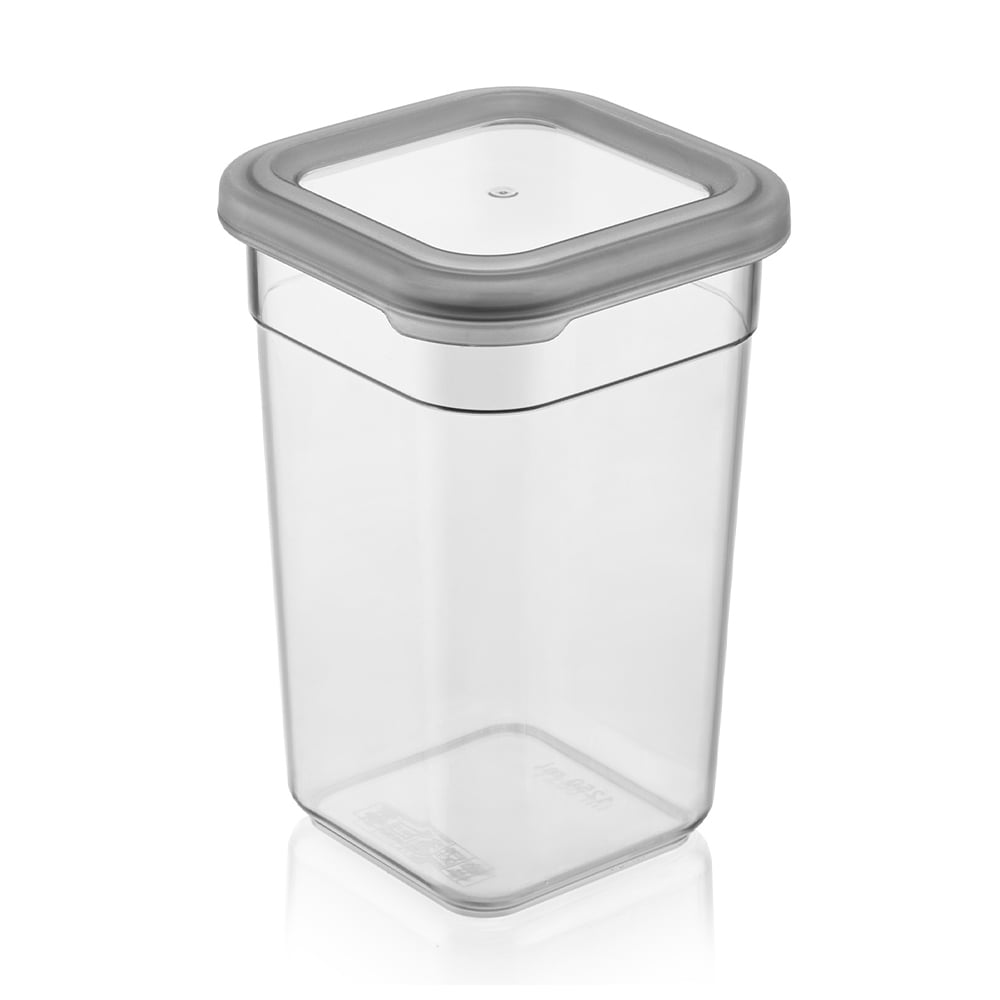 Контейнер Idea Home Soft Box Grey з кришкою, 1.25 л (00974)